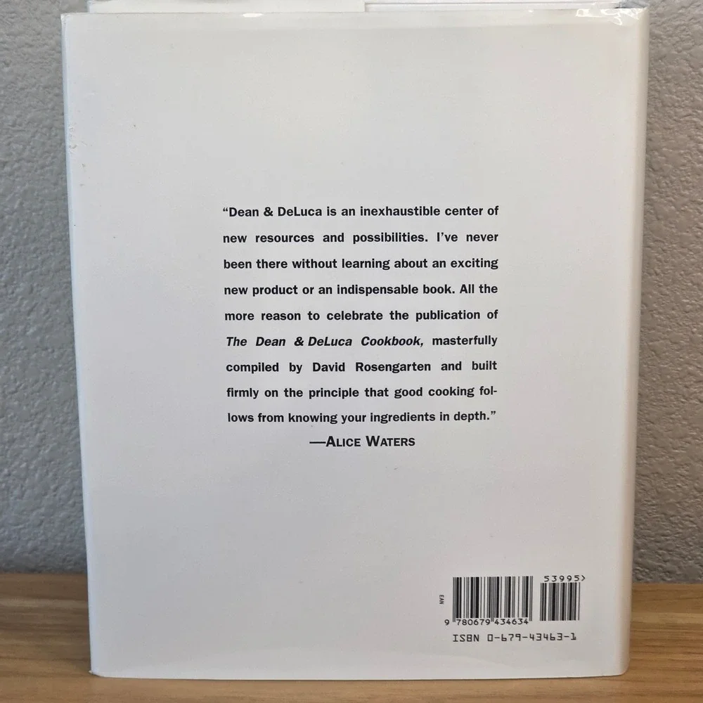 Dean & DeLuca Cookbook Signed by Joel Dean & Giorgio DeLuca 1st Edition HC